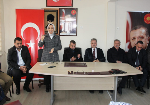 AK Parti Doğanşehir’de toplantıya katıldı
