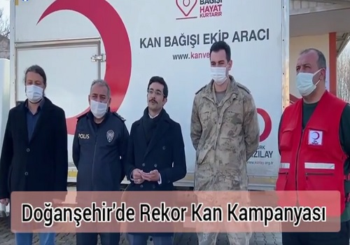 Doğanşehir'de Rekor Kan Bağışı Kampanyası