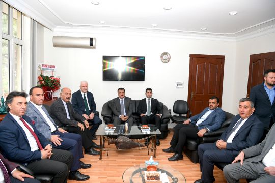 Başkan Gürkan İlçe Kaymakamını Ziyaret Etti