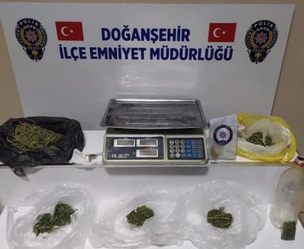 Doğanşehir'de Uyuşturucu Operasyonu