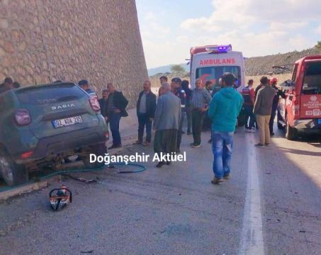 Doğanşehir'de Trafik Kazası 1 ölü