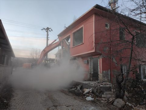 Doğanşehir'de yıkım yüzde 85’e ulaştı