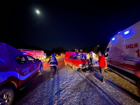 Doğanşehir'de Kaza 2 kişi Yaralı