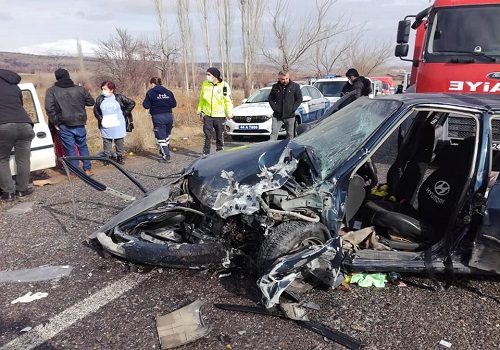 Doğanşehir'de Trafik kazasında 5 yaralı
