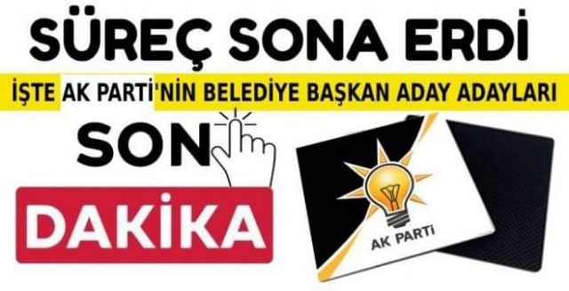 AK Parti Doğanşehir Belediye Başkan Aday Adayları Belli oldu