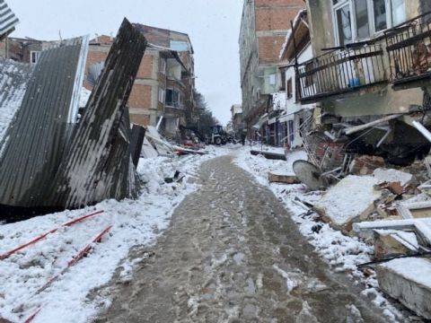 Doğanşehir'de 6 Şubat depremine ilişkin yeni görüntü ortaya çıktı